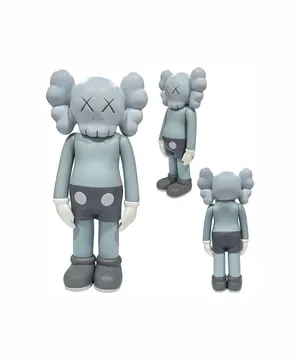 Kaws Together Hug: Iconic Collections Of Kaws Figures Wallpaper
