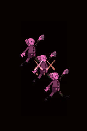 Kaws X Air Jordan Collaboration | Limited Edition Sneaker Wallpaper