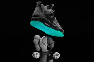 Kaws X Air Jordan - The Ultimate Collaboration In Street Style And Comfort Wallpaper