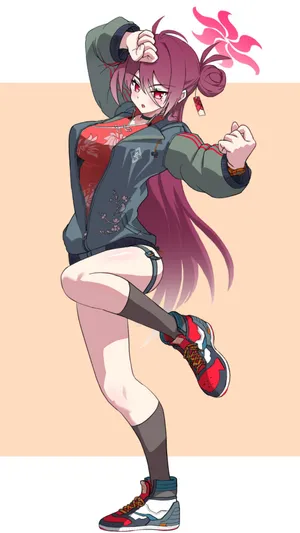 Kayama Reijo Dynamic Pose Wallpaper