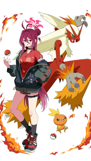 Kayama Reijo Pokemon Trainer Wallpaper