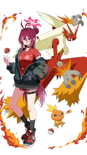 Kayama Reijo Pokemon Trainer Wallpaper