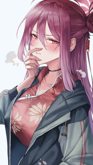 Kayama Reijo Stylish Anime Portrait Wallpaper