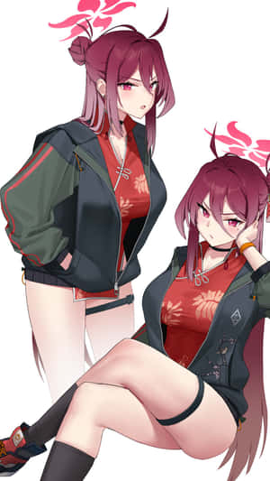 Kayama Reijo Stylish Poses Wallpaper