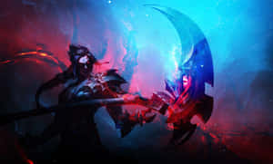 Kayn Dual Personality Artwork Wallpaper