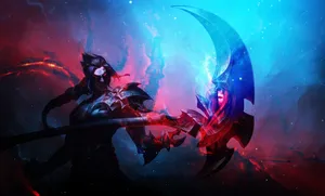 Kayn Dual Personality Artwork Wallpaper