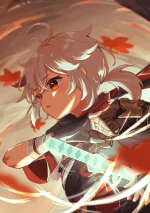 Kazuha As A Kid Genshin Impact Wallpaper