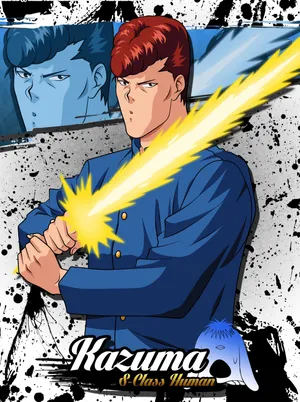 Kazuma Kuwabara In Action Wallpaper