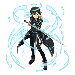 Kazuto Kirigaya Ready For Action Wallpaper