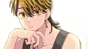 Kazutora Hanemiya Sad Expression Wallpaper