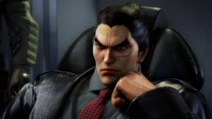 Kazuya Mishima Laying Head On Hand Wallpaper