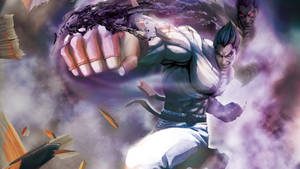 Kazuya Mishima Punching Stance Wallpaper