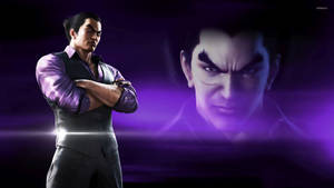 Kazuya Mishima Purple Aesthetic Wallpaper