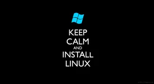 Keep Calm And Install Linux Os Wallpaper