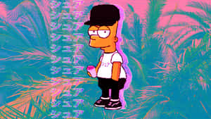 Keep Cool With Bart Simpson Supreme! Wallpaper