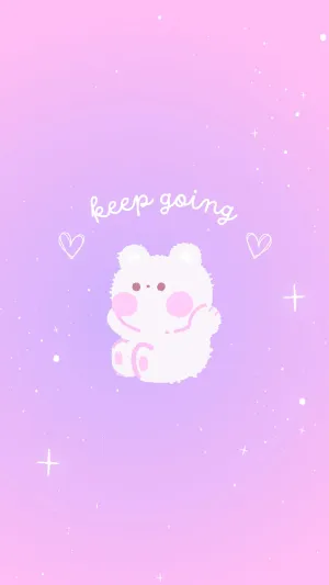 Keep Going Pink Purple Aesthetic Wallpaper Wallpaper