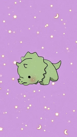 Keep It Cute With This Adorable Dinosaur Iphone Wallpaper! Wallpaper