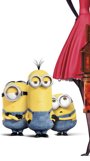 Keep Up With Friends Using A Minion Phone! Wallpaper