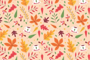 Keep Your Memories Alive With This Cute Autumn-themed Iphone Wallpaper! Wallpaper