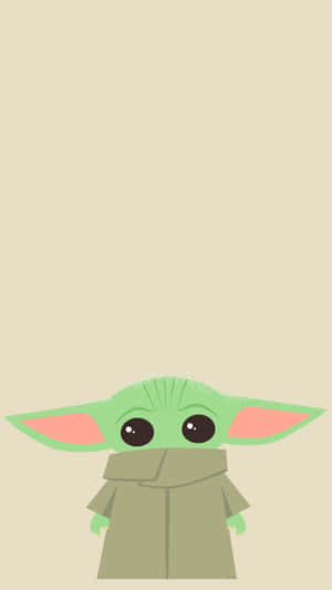 Keep Your Star Wars Fandom Alive With Baby Yoda Phone! Wallpaper