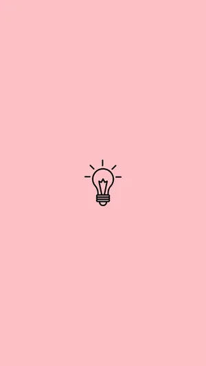 Keeping It Light: A Minimalist Pink Aesthetic Wallpaper