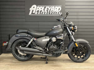 Keeway Blackster Motorcycleat Appleyard Dealership Wallpaper