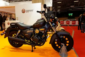 Keeway Superlight Motorcycle Exhibition Wallpaper