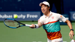 Kei Nishikori - Master Of The One-handed Stroke Wallpaper