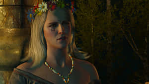 Keira Metz Floral Crown Witcher3 Wallpaper