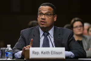 Keith Ellison Testifying Wallpaper