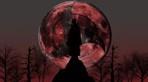 Kekkei Genkai User Showcasing Powerful Abilities Wallpaper