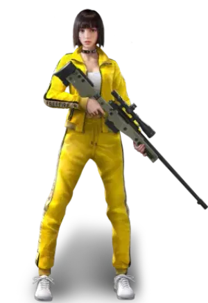 Kelly As Free Fire Character Wallpaper