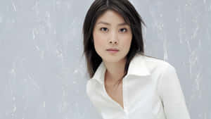 Kelly Chen Elegant Portrait Wallpaper