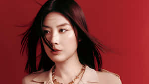 Kelly Chen Stylish Portrait Wallpaper