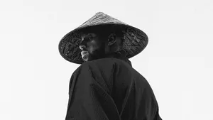 Kellyn Acosta Black And White Poster Art Wallpaper