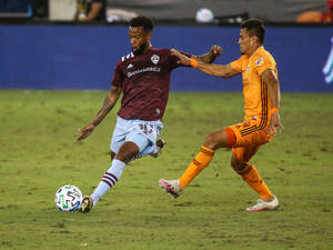 Kellyn Acosta Kicking Ball Colorado Rapids Wallpaper