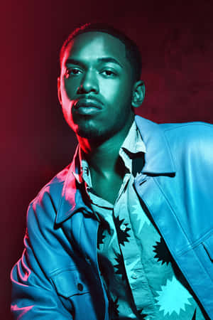 Kelvin Harrison Jr Colorful Portrait Wallpaper