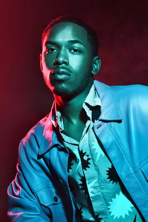 Kelvin Harrison Jr Colorful Portrait Wallpaper