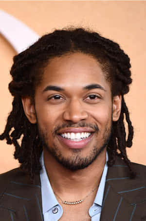 Kelvin Harrison Jr Smiling Portrait Wallpaper