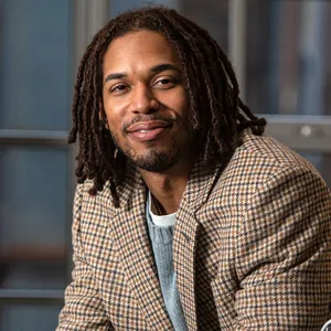 Kelvin Harrison Jr Smiling Portrait Wallpaper