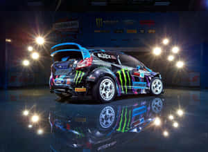 Ken Block Rally Car Showcase Wallpaper