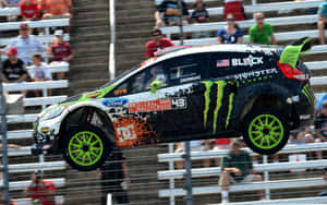 Ken Block Rallycross Jump Wallpaper