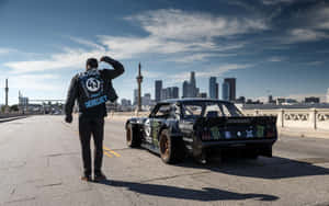 Ken Block Urban Drift Carand Driver Wallpaper