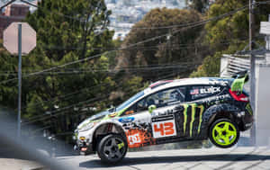 Ken Block Urban Drifting Wallpaper