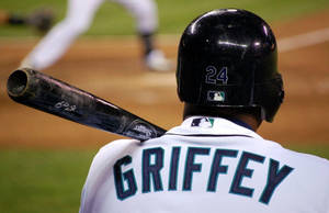 Ken Griffey Jr Back View Jersey Wallpaper