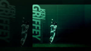 Ken Griffey Jr Green Poster Wallpaper