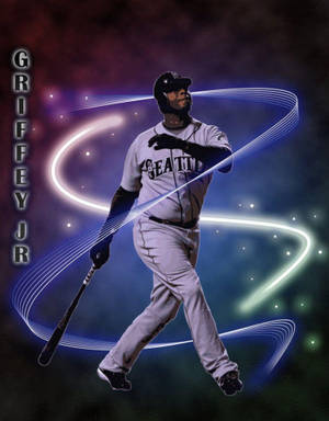 Ken Griffey Jr Neon Fan Edit Wallpaper