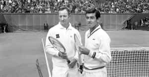 Ken Rosewall Rod Laver Tennis Players Photography Wallpaper