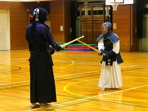 Kendoka Kenji Inukai And Tsuruoka Sensei Kendo Wallpaper