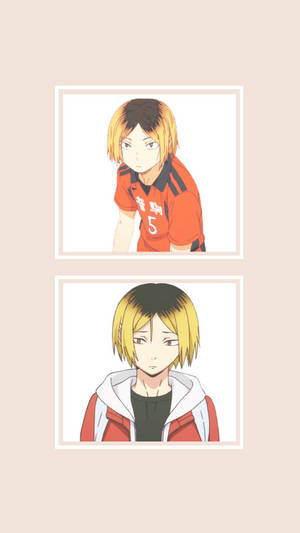 Kenma In Nekoma Jersey And Hoodie Wallpaper